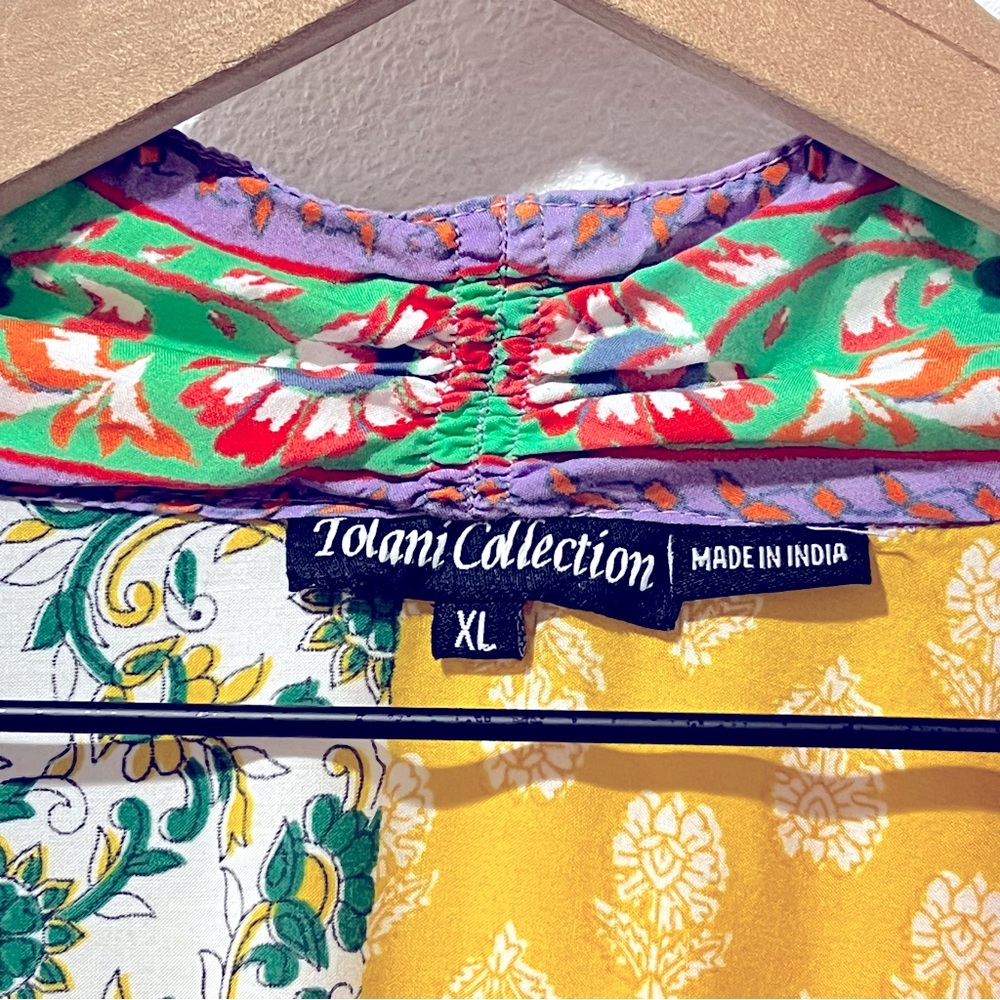 Tolani Collection | Printed Open Front Woven Kimo… - image 4